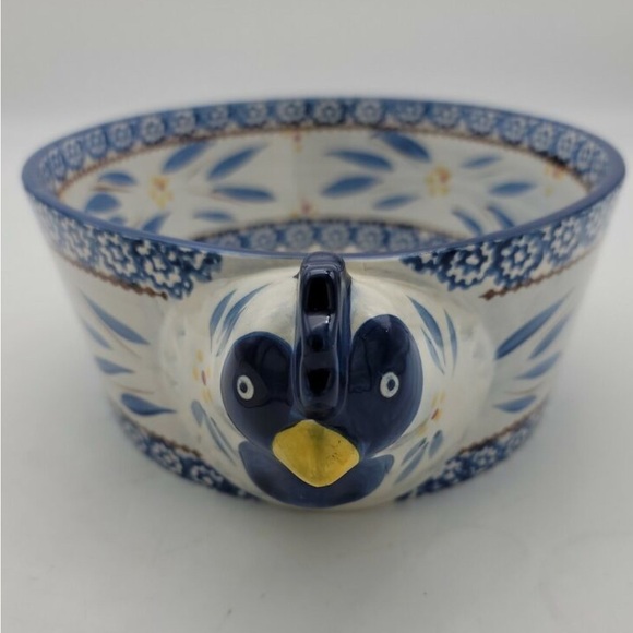 Temp-Tations Blue and White Ceramic Casserole Dish